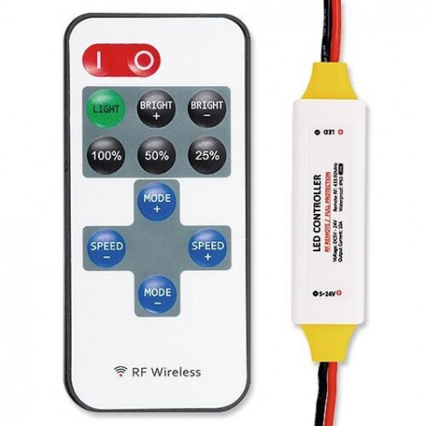 Professional RF controller for single colour LED light