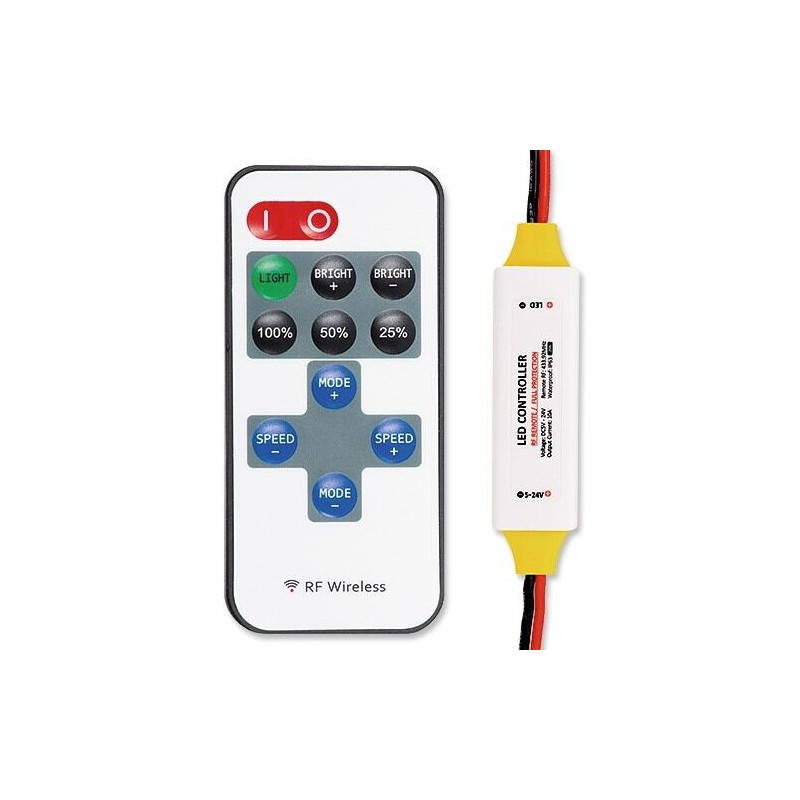 Professional RF controller for single colour LED light