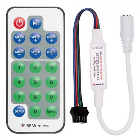 RF MINI controller for digital LED strips