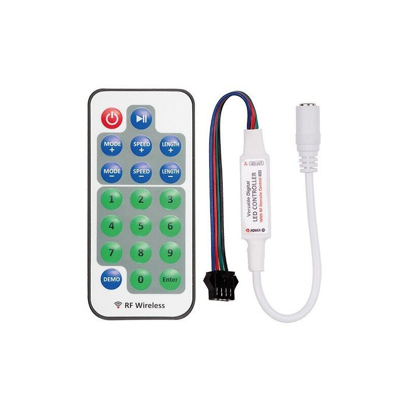 RF MINI controller for digital LED strips