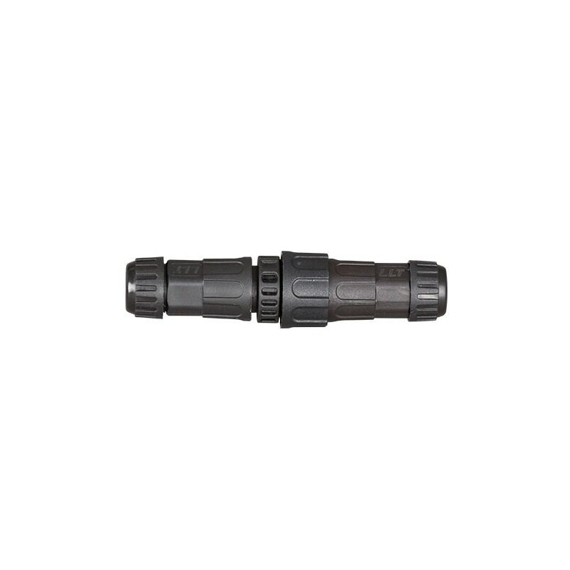 Vandtæt M19 kobling til samling af kabler(stærkstrøm og svagstrøm), 2 ben, IP67 (10 stk.)