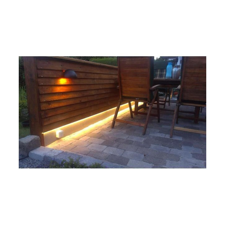LED bånd, 12V, 3000K, 60LEDs/m, 12 W/m, 5m, IP65, Ra93-95