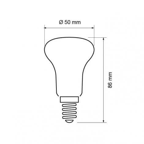 LED Reflektor, varmt lys, 2W, E14, 220V, 33 SMD 3528,