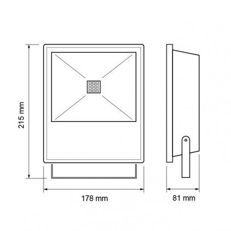 Led projektør 30W, kold lys, vandtæt IP65, SMD2835 