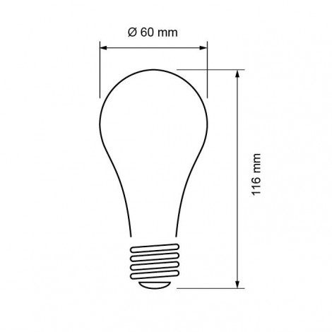 LED Pære , E27, 14W, 2700K, SMD 2835