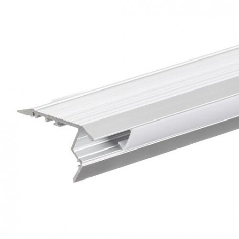 ALUMINUM PROFIL TIL LED FLEKSIBELT STRIPS, STAIR EDGE, 2M