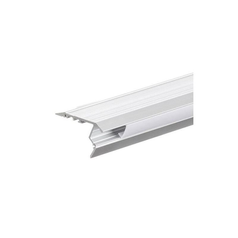 ALUMINUM PROFIL TIL LED FLEKSIBELT STRIPS, STAIR EDGE, 2M