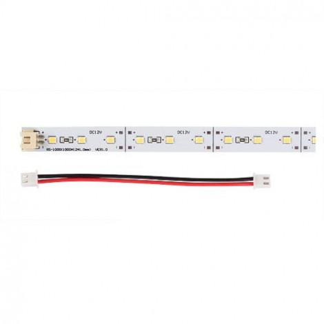 LED Stiv bånd / strips, 12W, 12V DC, 4200K, 1 m, SMD2835