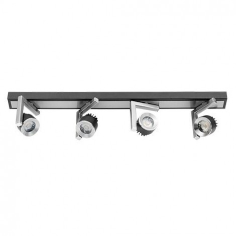 Led spot skinne, 4X5W, 2700K, 220V, Grafit