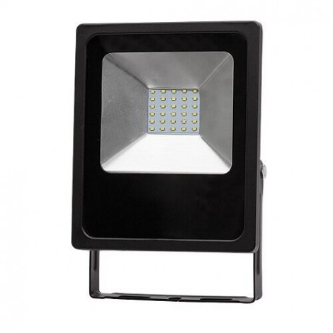 LED projektør, slank, IP65, 30W, 6400K