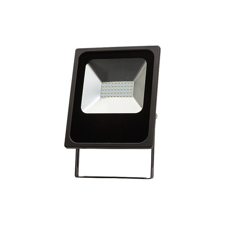 LED projektør, slank, IP65, 50W, 6400K
