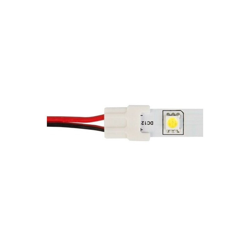 Connector ttil enkelt farve LED bånd / strips 10 mm