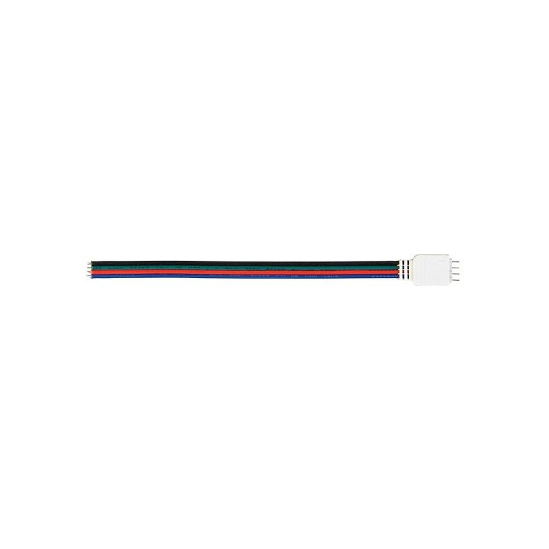Fleksibel connector til RGB LED bånd / strips (Han)