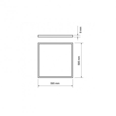 LED panel, Kelvinskift, 40W, 2700K-6500K, 220V