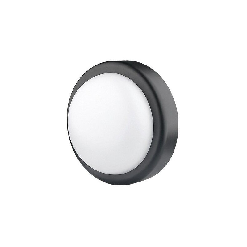 Led udendørs lofts/væglampe,14W, 4200K, 220V, IP44, sort/hvid