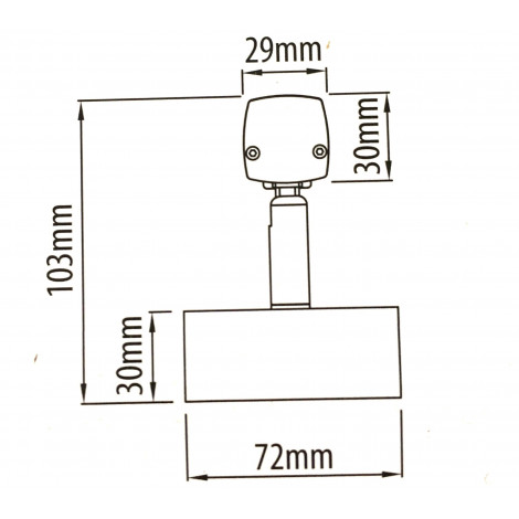 LED BAD/GALLERI LAMPE, 14W, 4200K, KROM, IP44