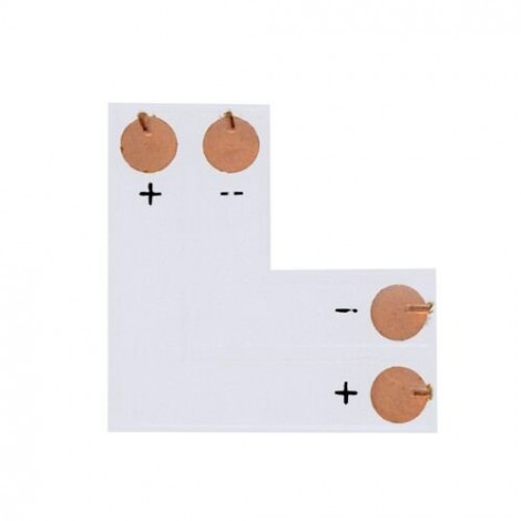Hjørne connector til RGB Led bånd/strips 10 mm
