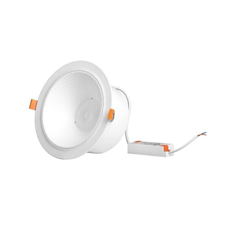 LED downlight 40W, neutral lys, 220V, SMD 2835, 