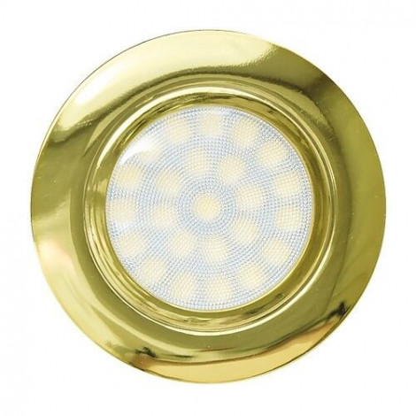 LED møbelspot, 4W, 4200K, 230V AC, IP44, guld