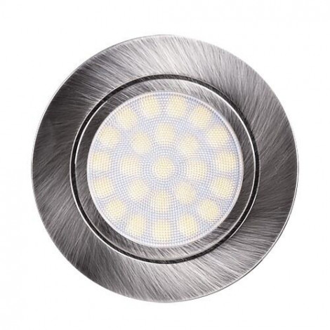 LED 4W, 4200K, 230V AC, Satin nickel