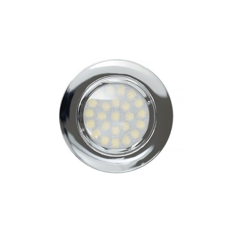 LED møbelspot, 4W, 4200K, 230V AC, IP44, Chrome