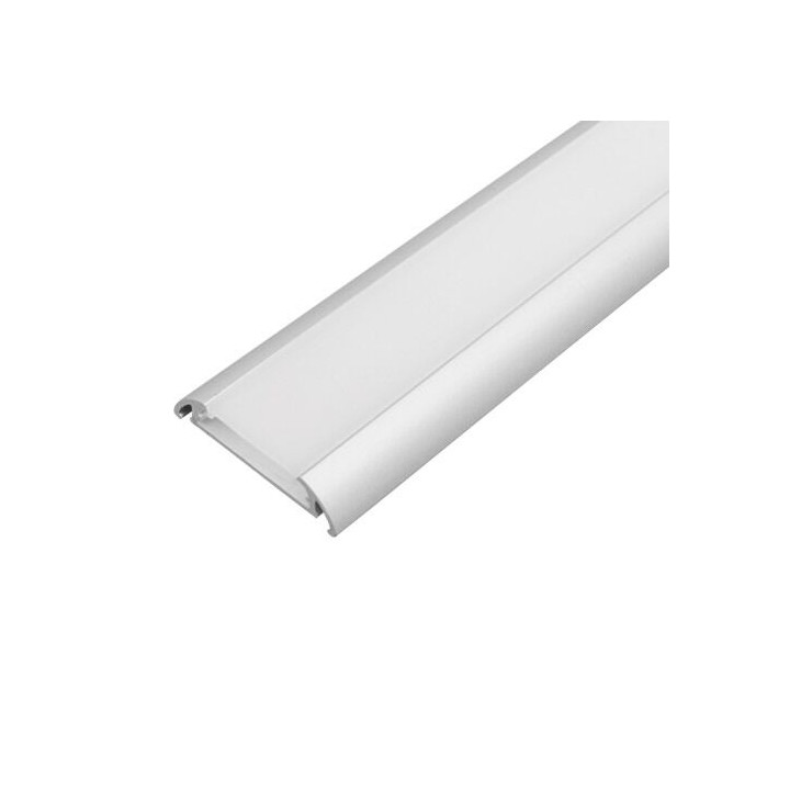 Aluminiumsprofil til LED bånd, til påbygning, 2m, ledstrip