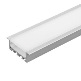 Aluminiumsprofiler til LED bånd, forsænket, 2meter, passer til HUE bånd