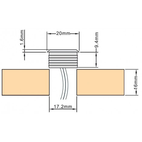 TOUCH DIMMER SWITCH, 60W, 12V DC, IP20