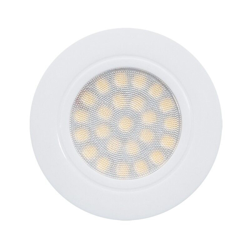 LED møbelspot, 4W, 4200K, 230V AC, IP44, Chrome