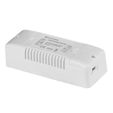 Smart lysdæmpbar til enkelt farve led bånd/strips 2,4 GHz, 2X8A, 192W (12V), 12-24V DC