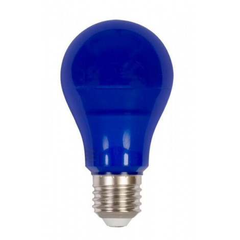 LED pære 6W, E27, Blå