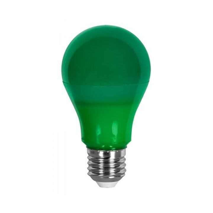 LED pære 6W, E27, Blå