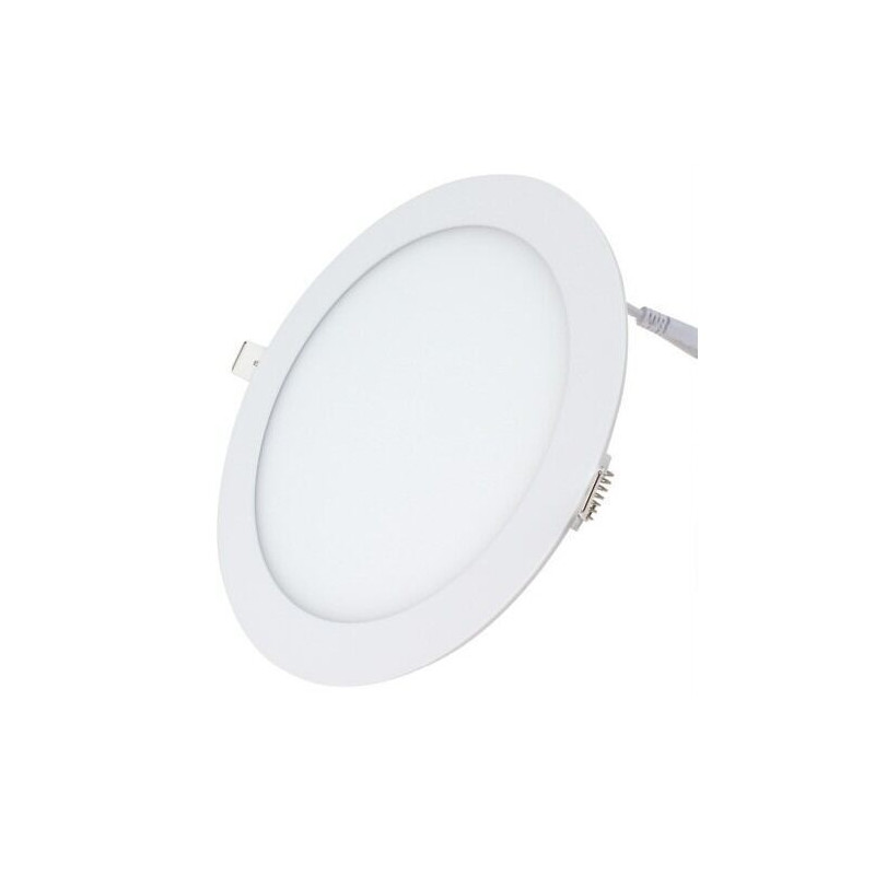 LED Panel til indbygning, rund, 15W, 3000K, 220V, Ra93, Dim