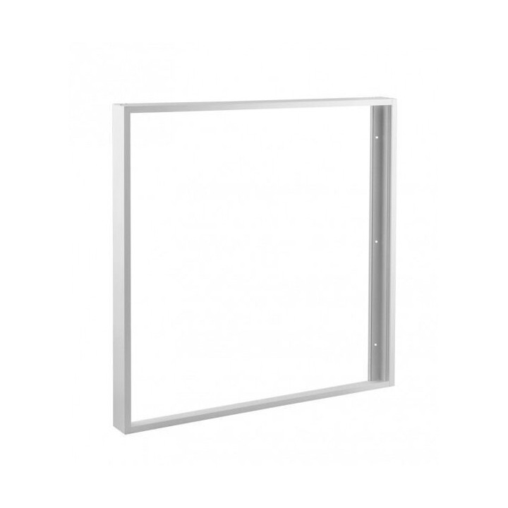 Click påbygningsramme til LED panel 60x60 cm, hvid