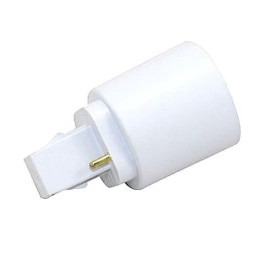 Adapter til pæresokkel G24D til E27