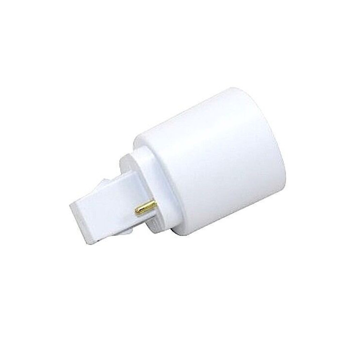 Adapter til pæresokkel G24D til E27