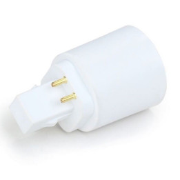 Adapter til pæresokkel G24Q til E27