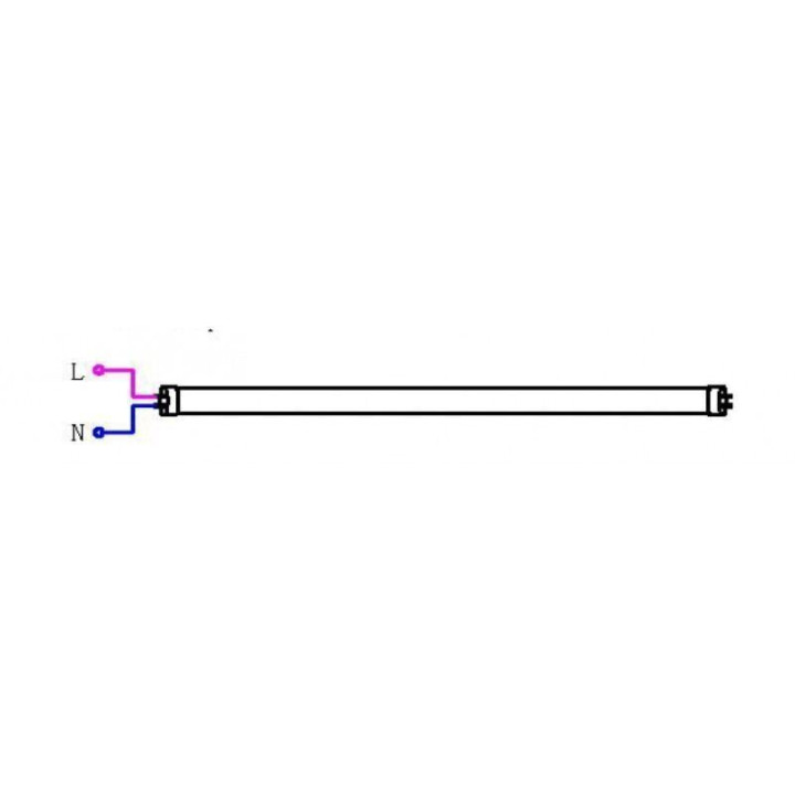 T5 LED rør 1200 mm, 24W, 4000K