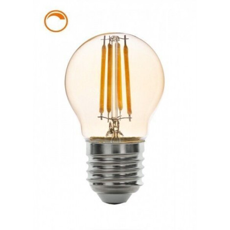 LED glødepære i Amber, 2500 kelvin, 4 watt, e27