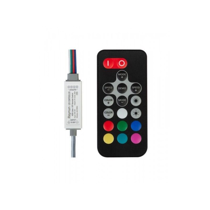 RF mini controller til RGB LED lys, 72W
