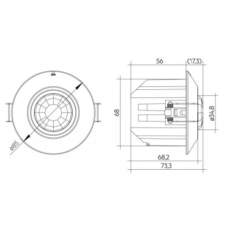 Tridonic basicDIM Wireless Sensor 5DP 38rc