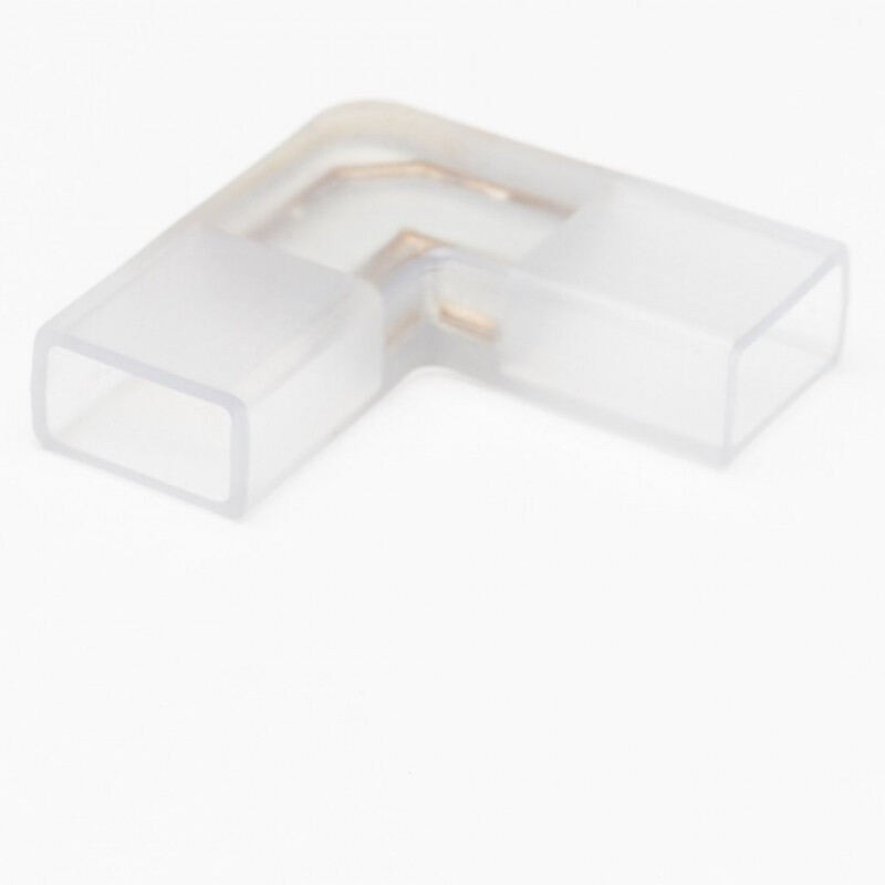 230 volt RGB strip, samler i 90 graders vinkel