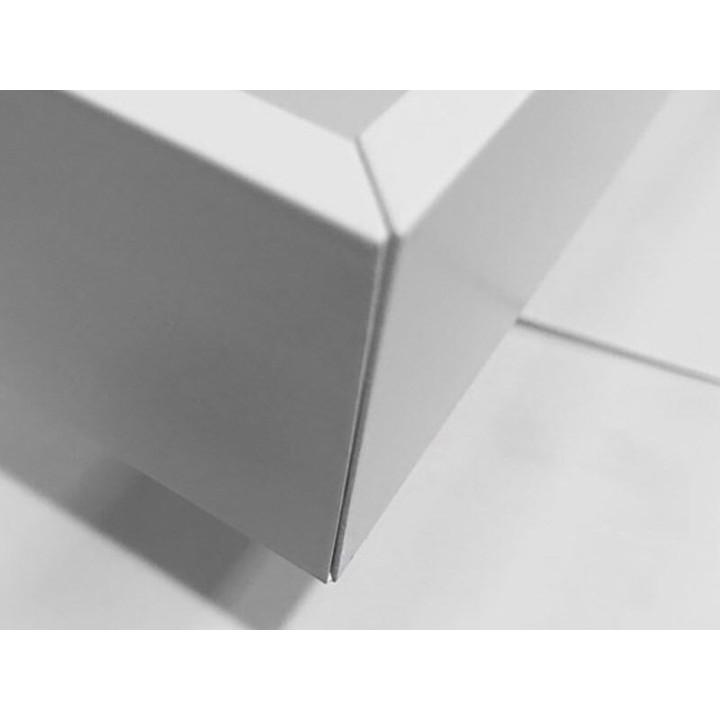 Click påbygningsramme til LED panel 120x30 cm, 50 mm, skrueløs