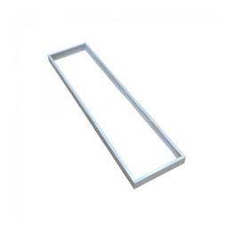 Click påbygningsramme til LED panel 120x30 cm, 50 mm, skrueløs