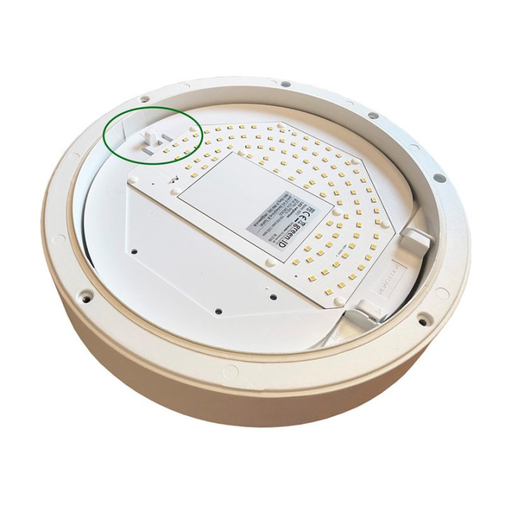 LED udendørslampe 10W, 230V, IP65, hvid