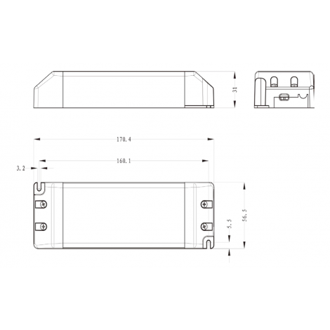 Dæmpbar 24 volt LED driver