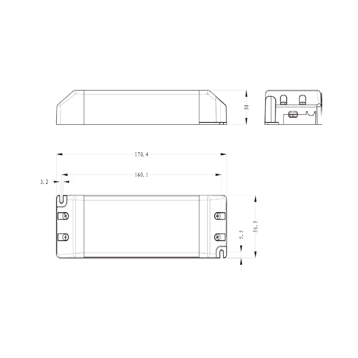 Dæmpbar Led driver, 12V, 75W, IP20