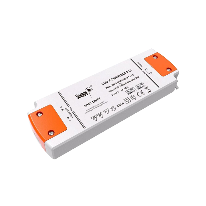 Dæmpbar 12 V LED-driver 50 W – TRIAC og IP20