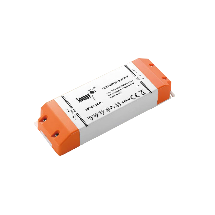 Professionel 24V Dc LED driver, til belysning, anvendes til mindre opgaver, på til 100watt,