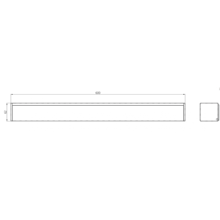 LED-spejlarmatur 15W | CCT 3000/4000K, IP44